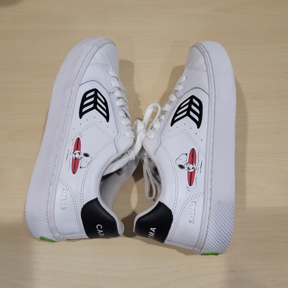 Cariuma Salvas Peanuts Leather Skater Sneakers - 9.5 US WMNS / 8 US MENS - Picture 5 of 15